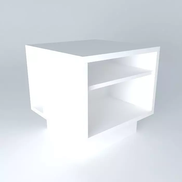 End Table Free 3D model_0