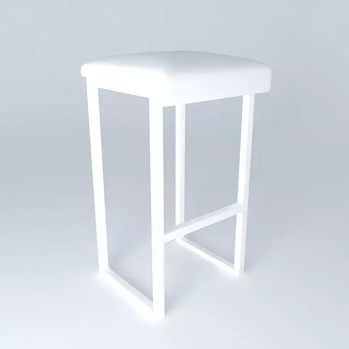 Barstool Simple Free 3D model_0