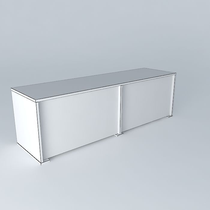 Long Chest Free 3D model_4