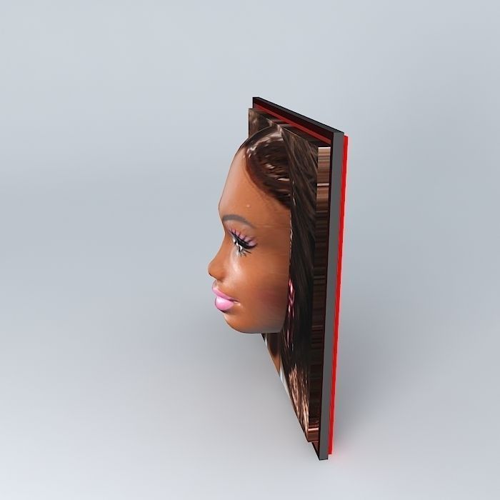 BARBIE 3D African Porcelain Doll.... Free 3D model_2