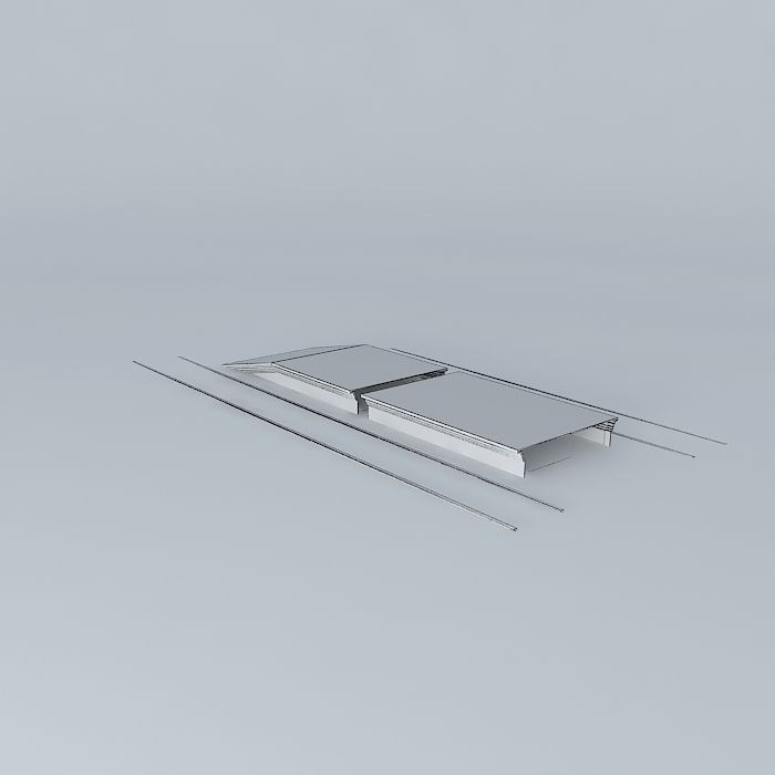 Eco Rail Platform Dummy Old Steam Days Free 3D model_3