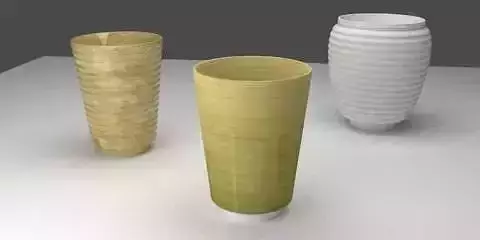 Complements 4 three vases Free 3D model