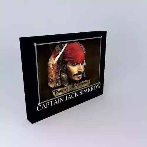 JACK SPARROW   3D Mask Free 3D model