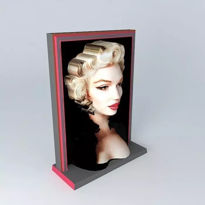 MARILYN 3D Sculpture Free 3D model_0