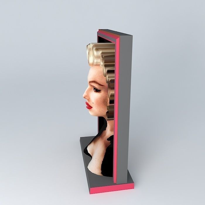MARILYN 3D Sculpture Free 3D model_2