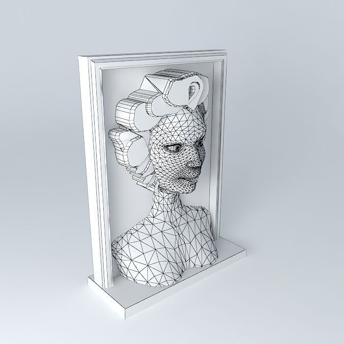 MARILYN 3D Sculpture Free 3D model_3