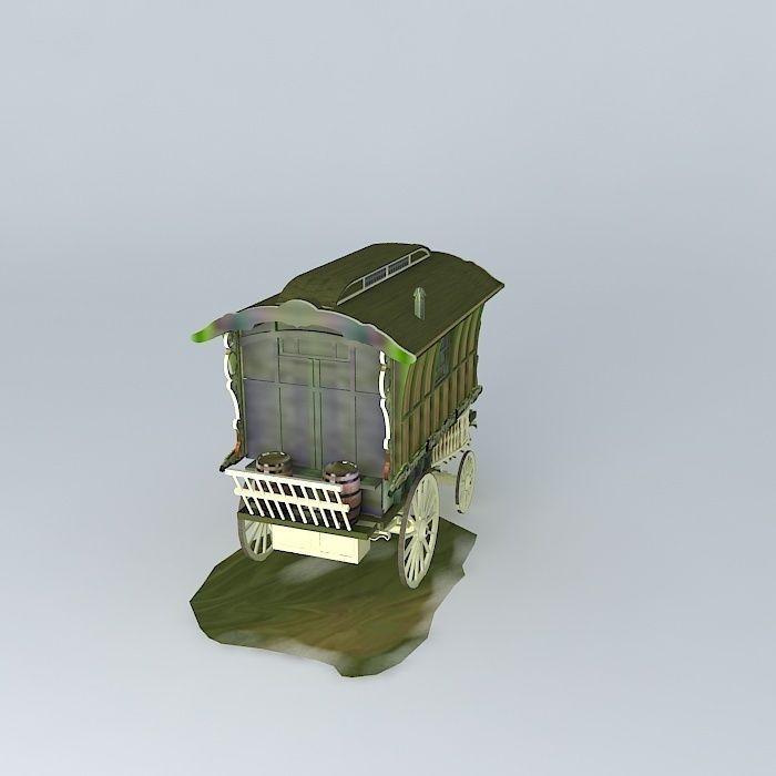 Romany Caravan LEDGE Excec Style Free 3D model_1