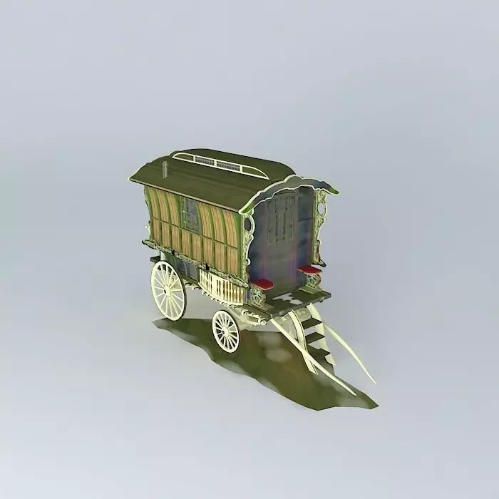 Romany Caravan LEDGE Excec Style Free 3D model_0