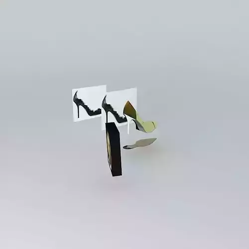 High Heels  Shoe Last Glass Sided Tutor