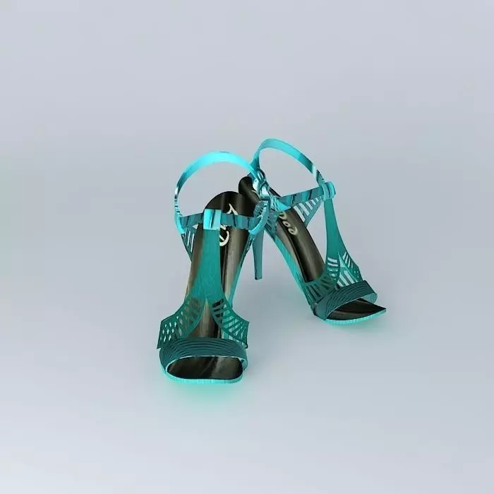 GUCCI Aqua Marine Sandals No 5 of 5 Free 3D model