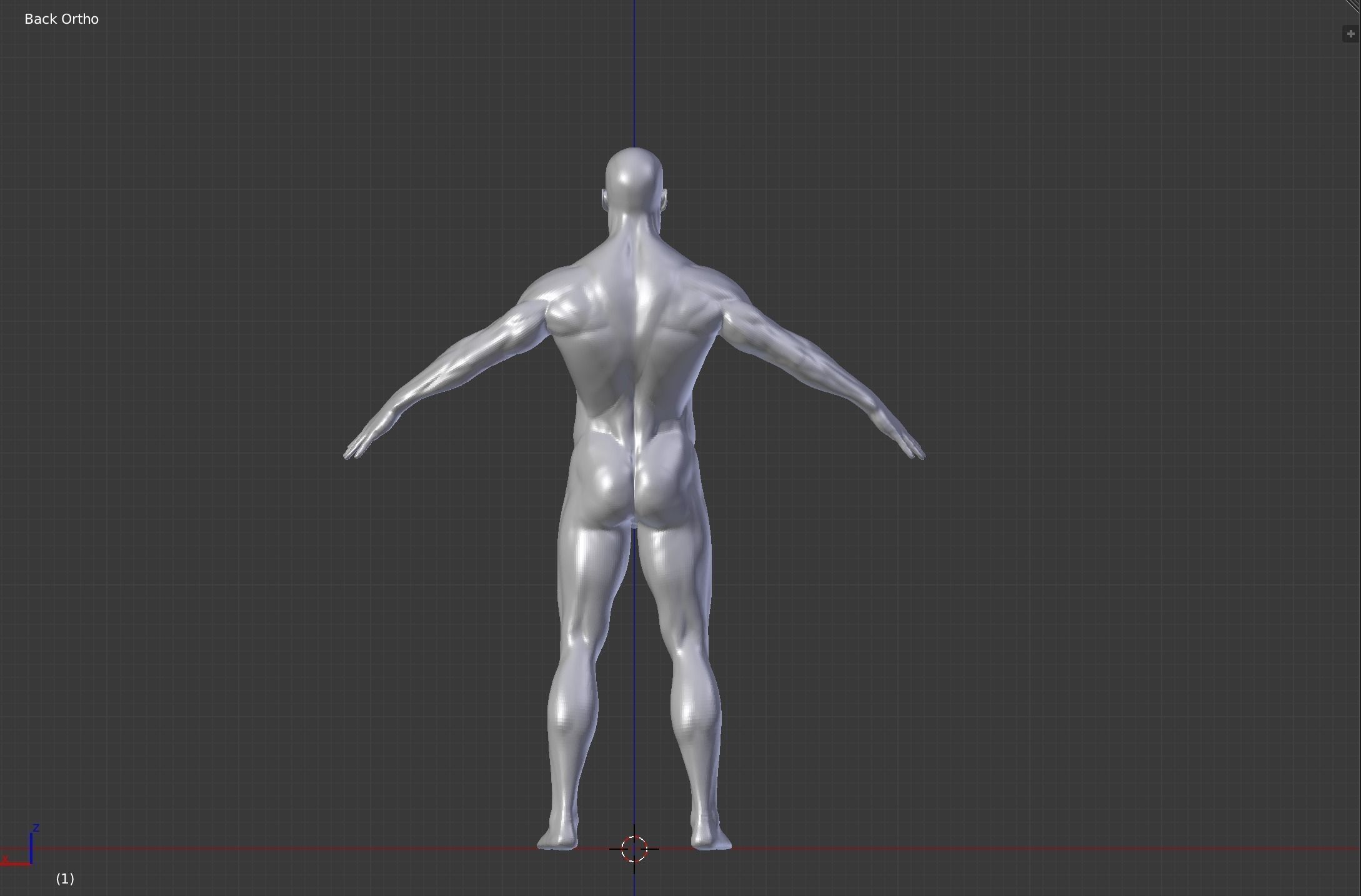 Human Man 3D model_0