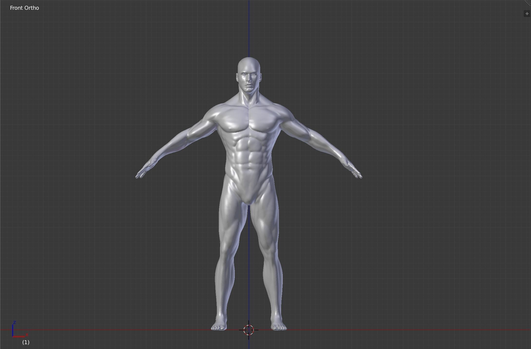 Human Man 3D model_1