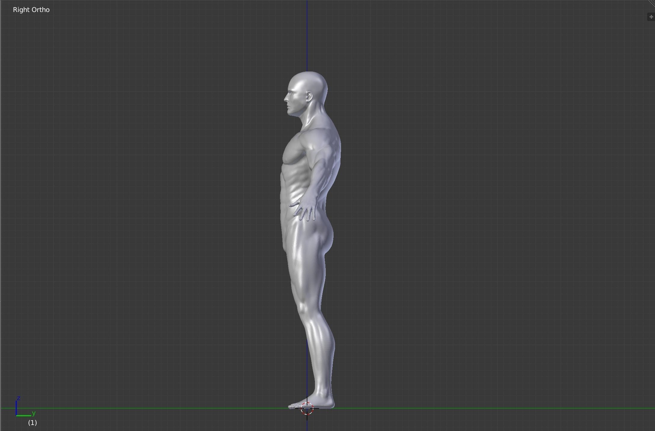 Human Man 3D model_2
