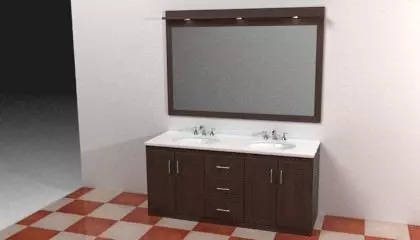 Double Vanity Free 3D model