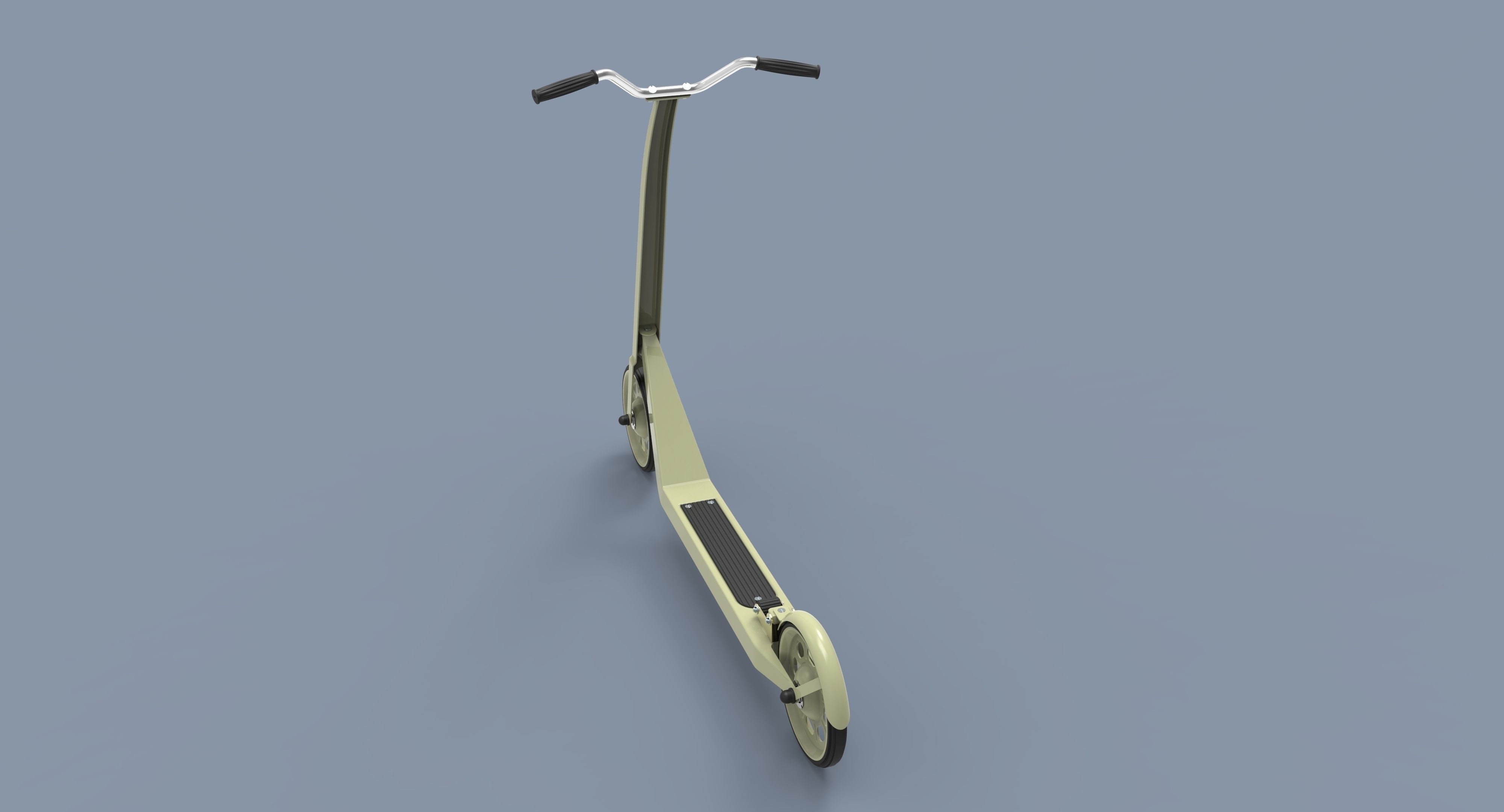 Kick scooter for children 3D model_3