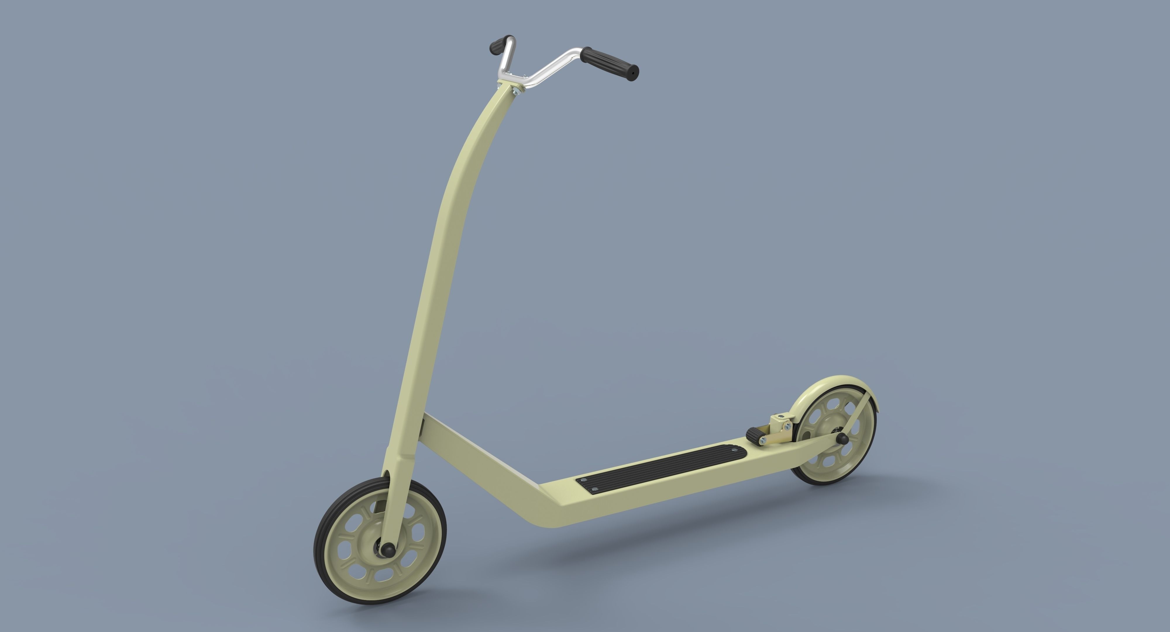 Kick scooter for children 3D model_1