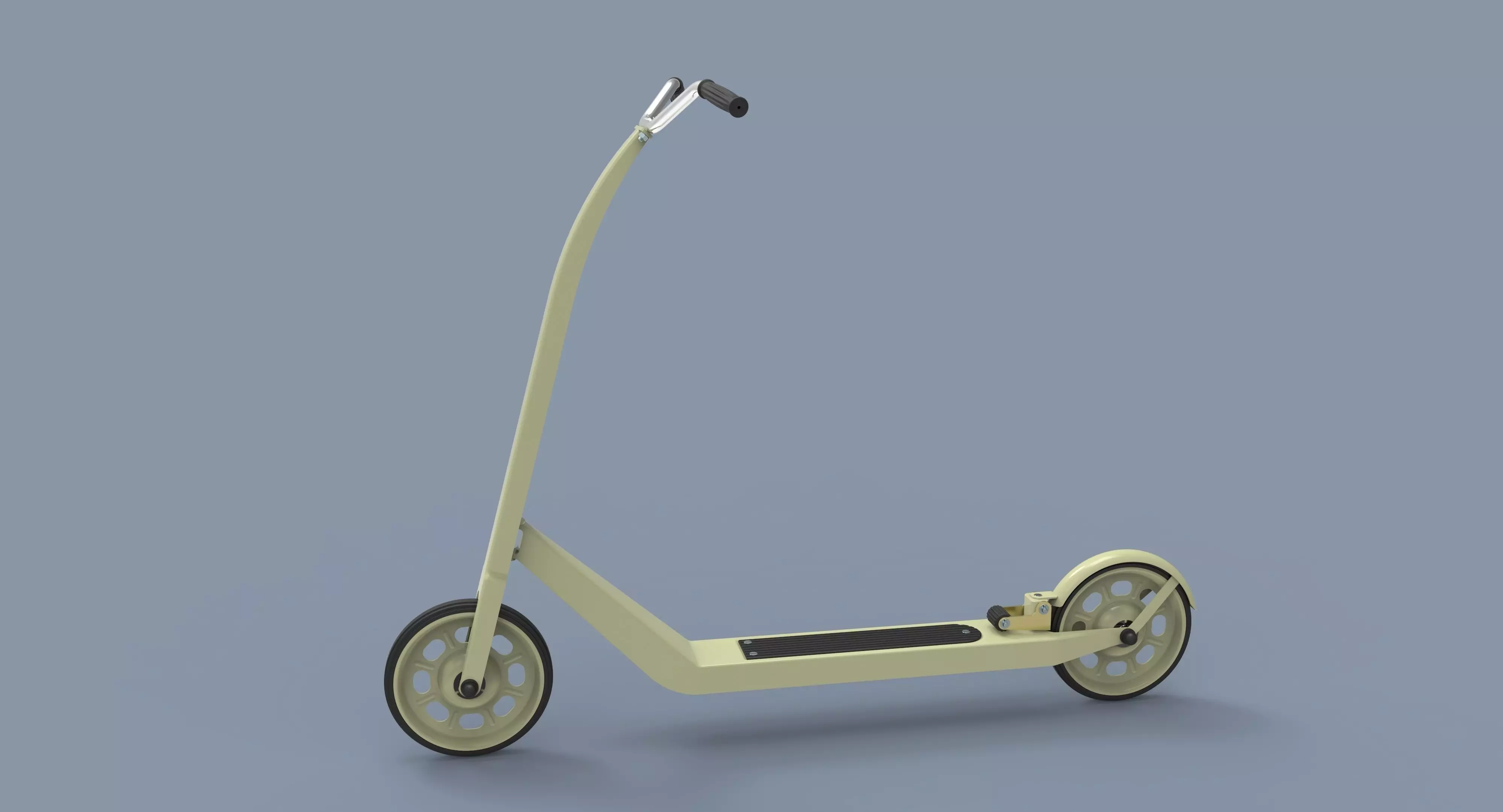 Kick scooter for children 3D model_0