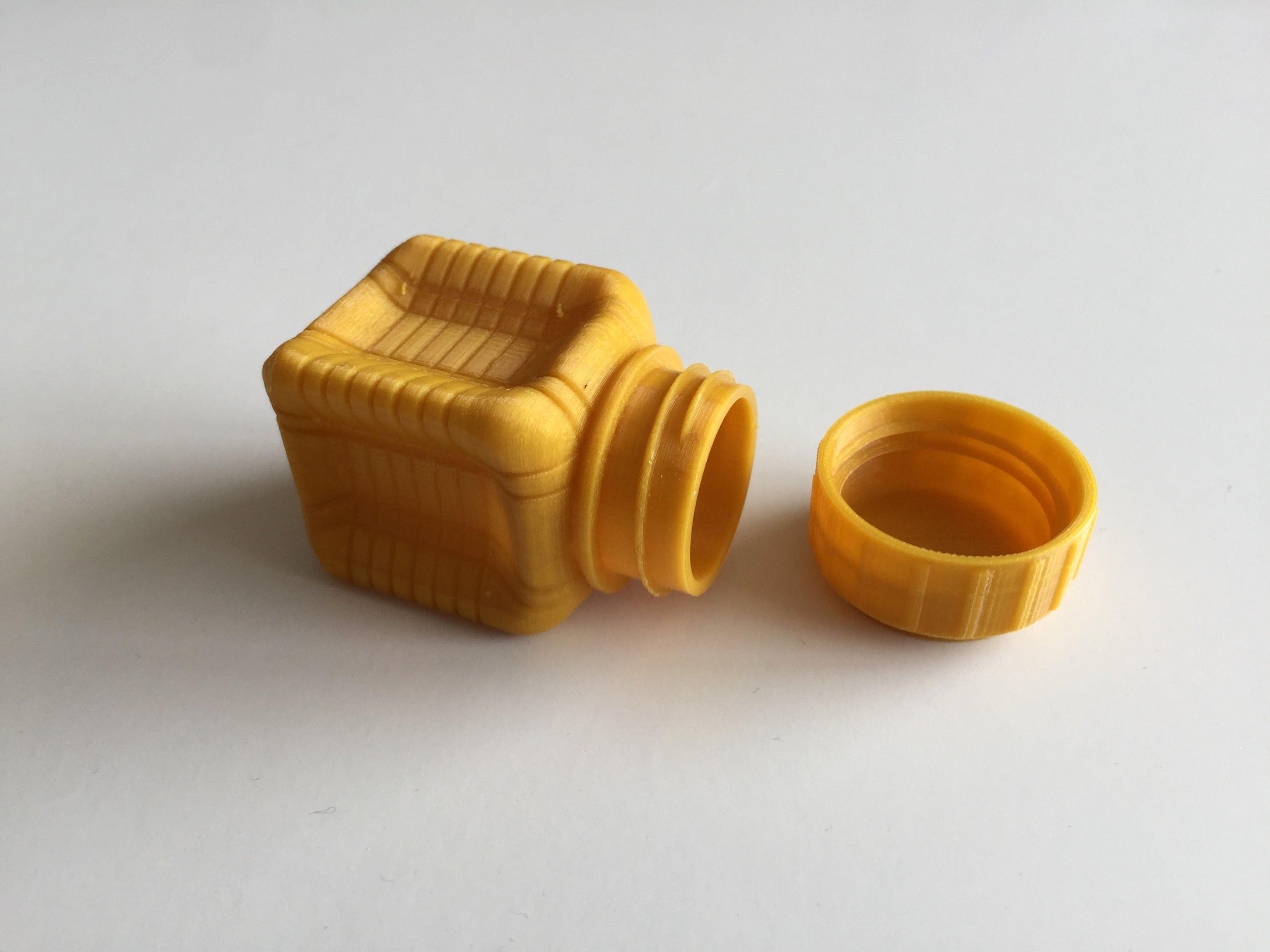 Bottle and Screw Cap D 3D print model_4