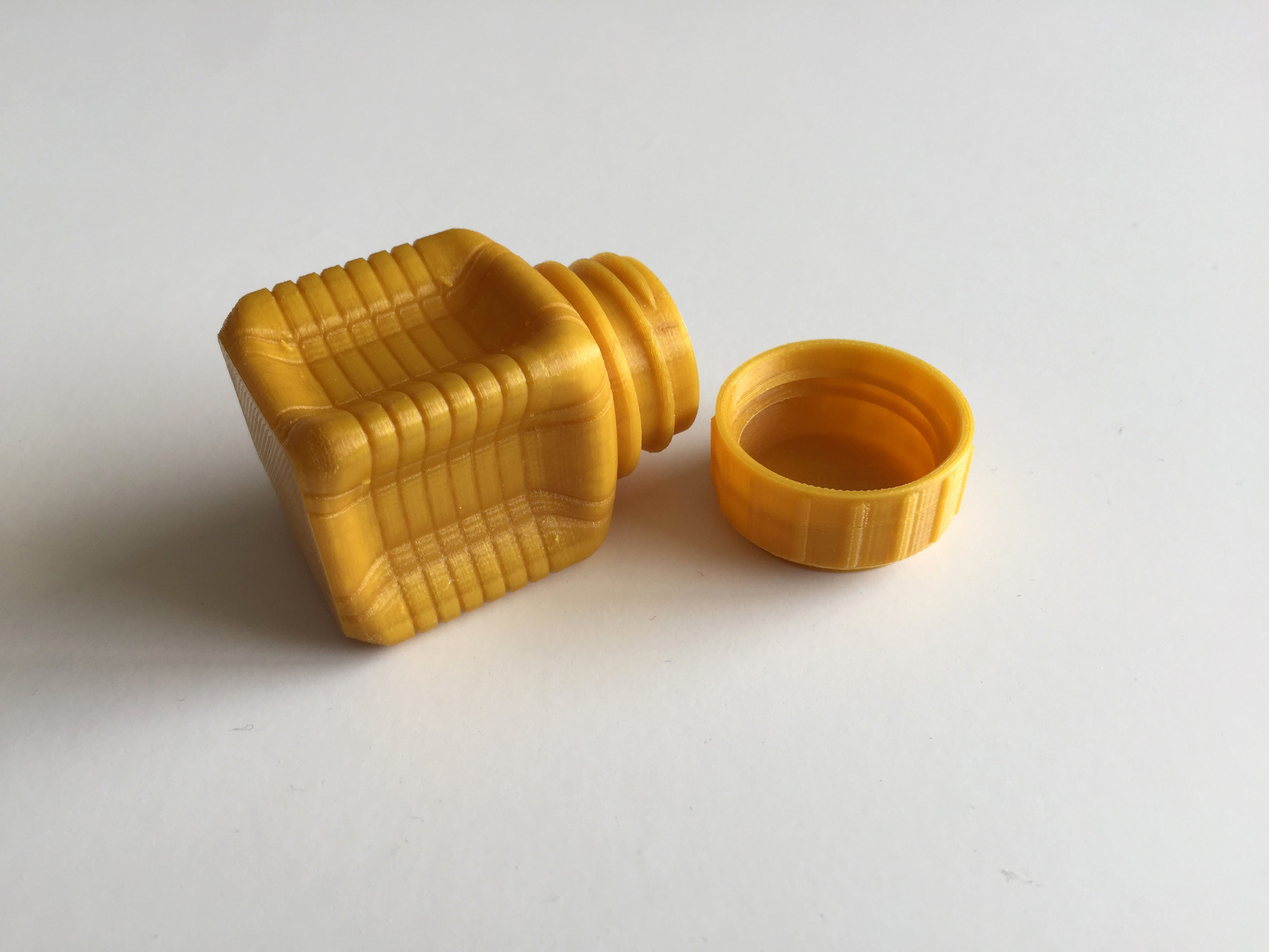 Bottle and Screw Cap D 3D print model_3