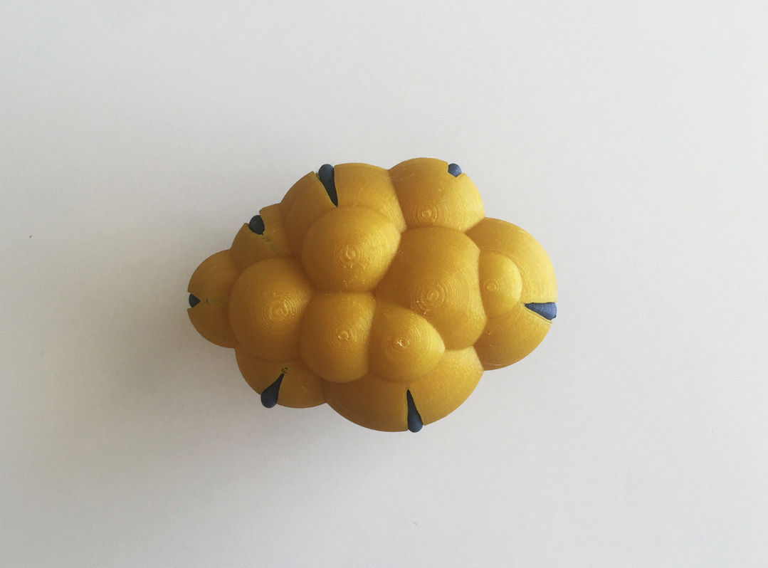 Claudia sculpture 3D print model_2