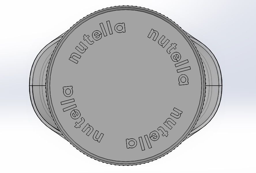 Nutella jar 3D model_8