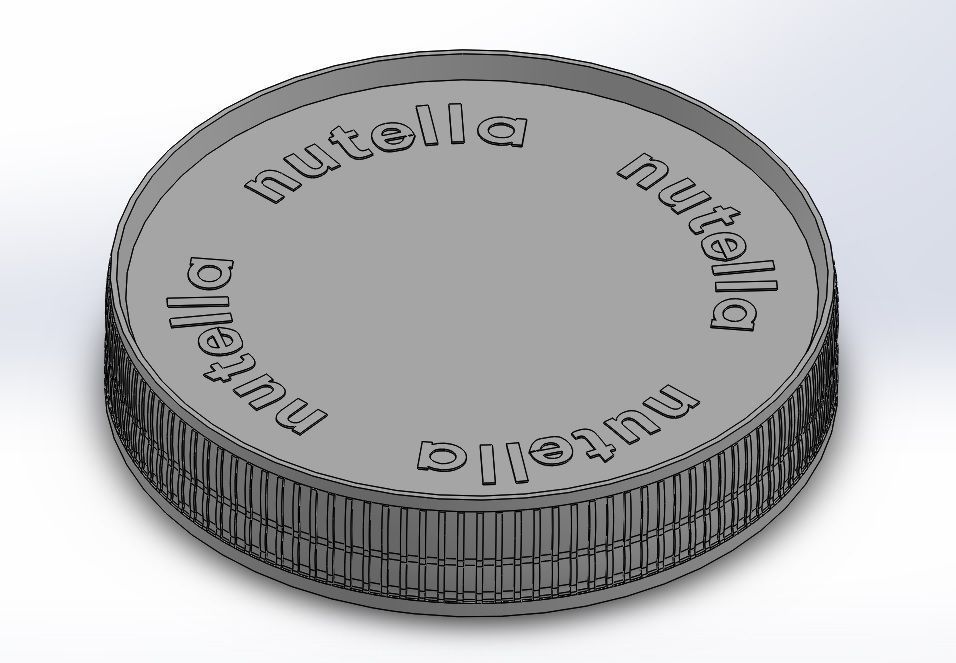 Nutella jar 3D model_5