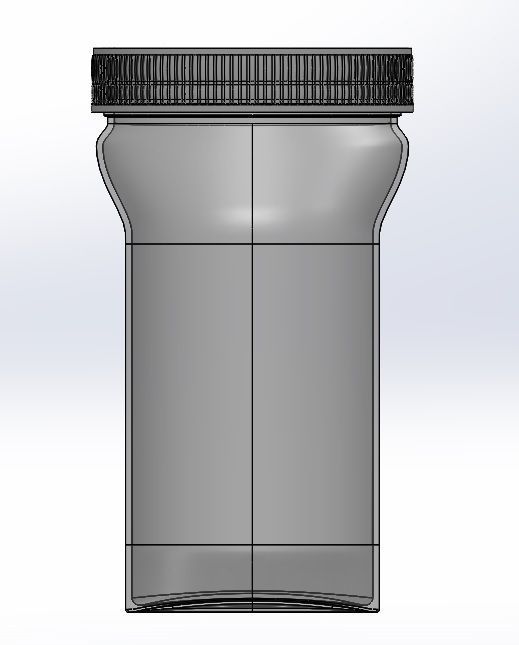 Nutella jar 3D model_4