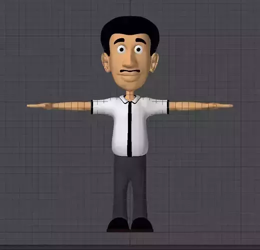 Teacher cartoon character