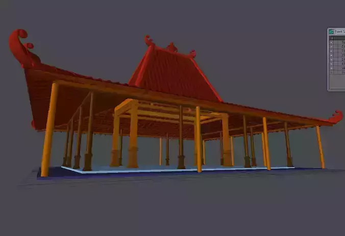 big traditional pavilion 