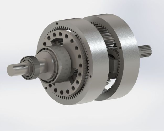 Plenetary Gearbox 3D model_1