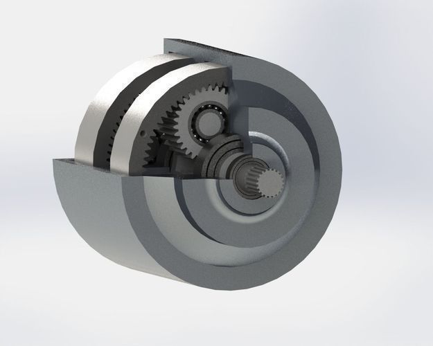Plenetary Gearbox 3D model_2