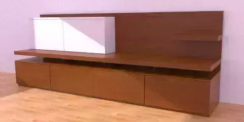 Living Room Module Free 3D model