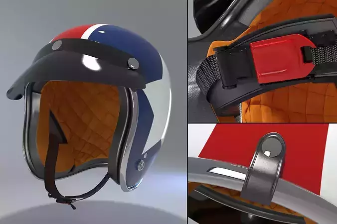 Retro Motorcycle Helmet 2