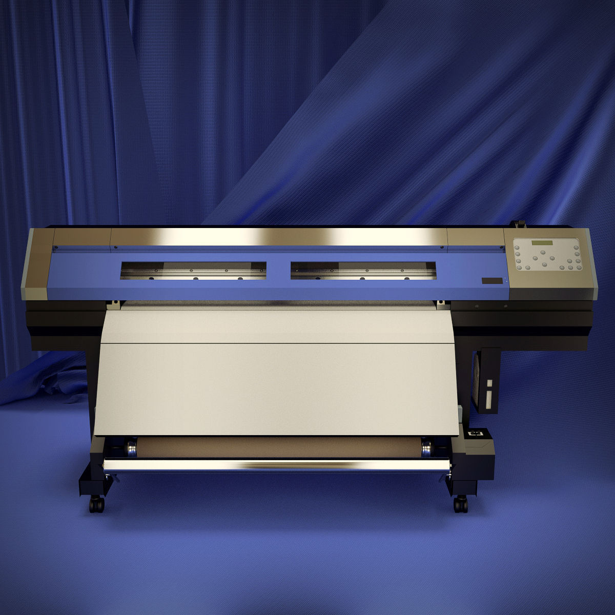 Digital Printer Roland SolJet ProIII XC 54... 3D Model