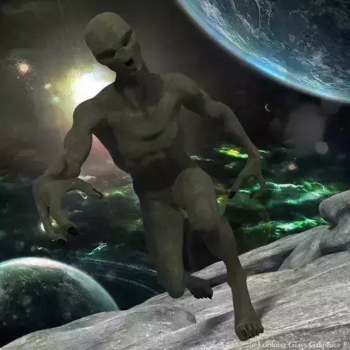 Alien OBJ 3D model