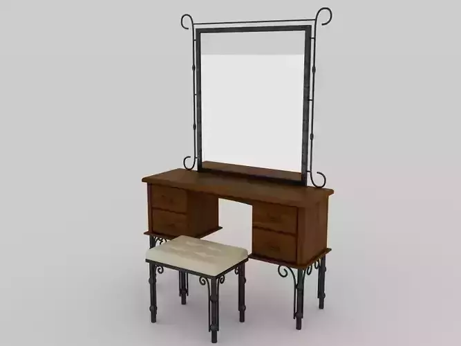 forged dressing table