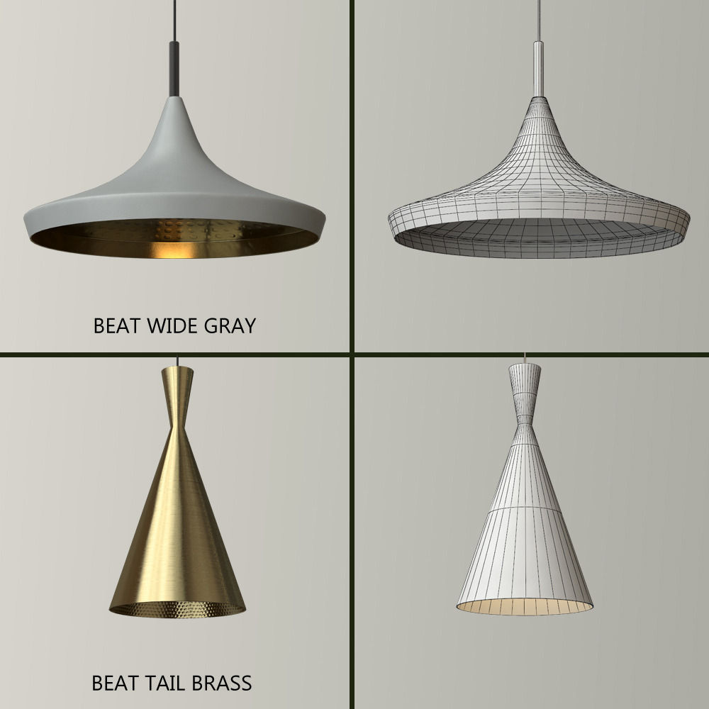3d Model Tom Dixon Lighting Set 2 Cgtrader Tom Dixon Lighting Set 2 3d Model Max Obj Mtl 4