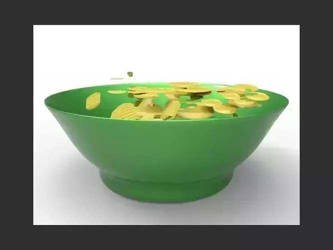 bawlofchips bowl with gold coins