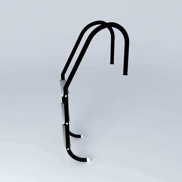 pool ladder Free 3D model_2