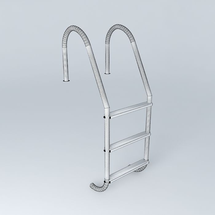 pool ladder Free 3D model_3