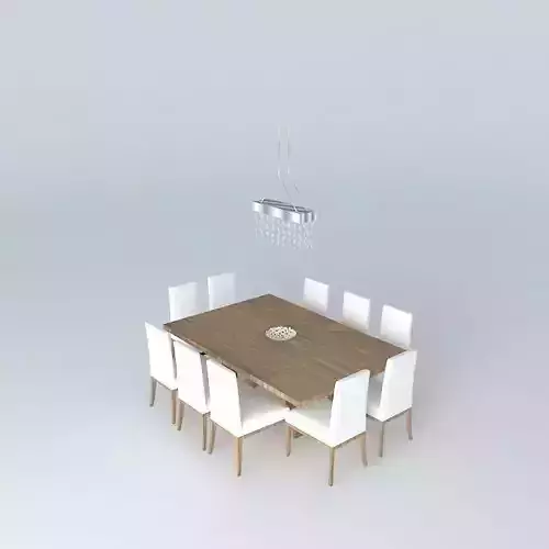 Table dining with chairs