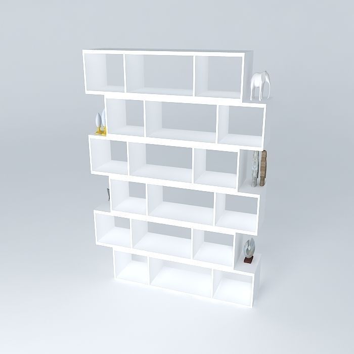 Dividing shelf Free 3D model_1