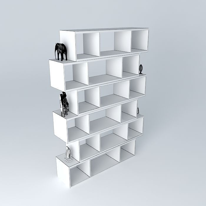 Dividing shelf Free 3D model_3