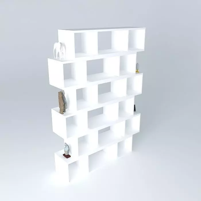 Dividing shelf Free 3D model_0