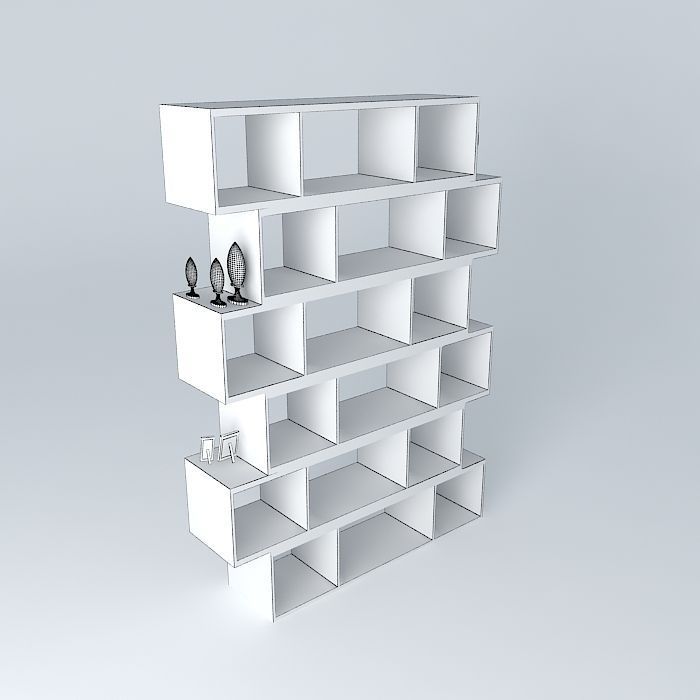 Dividing shelf Free 3D model_4