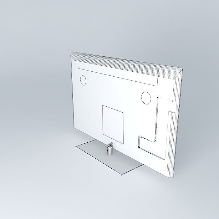 TV LCD Samsung Free 3D model_3