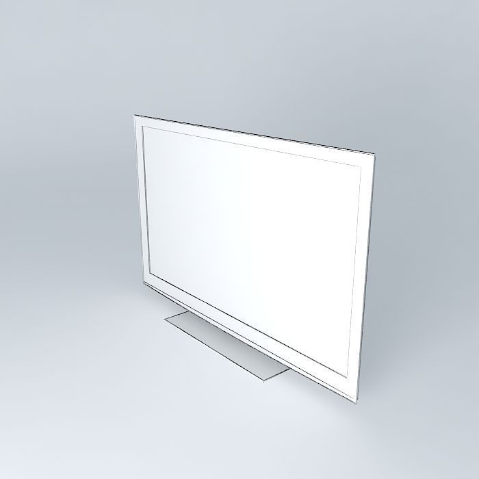TV LCD Samsung Free 3D model_4