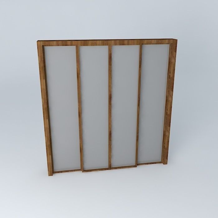 Sliding glass door 2 00 Free 3D model_2
