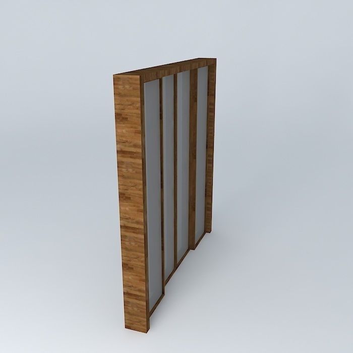 Sliding glass door 2 00 Free 3D model_1
