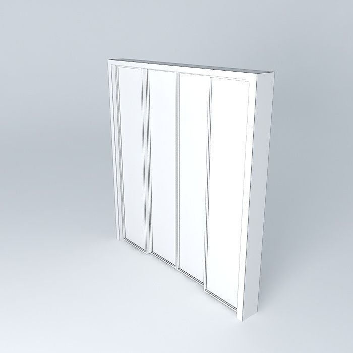 Sliding glass door 2 00 Free 3D model_3